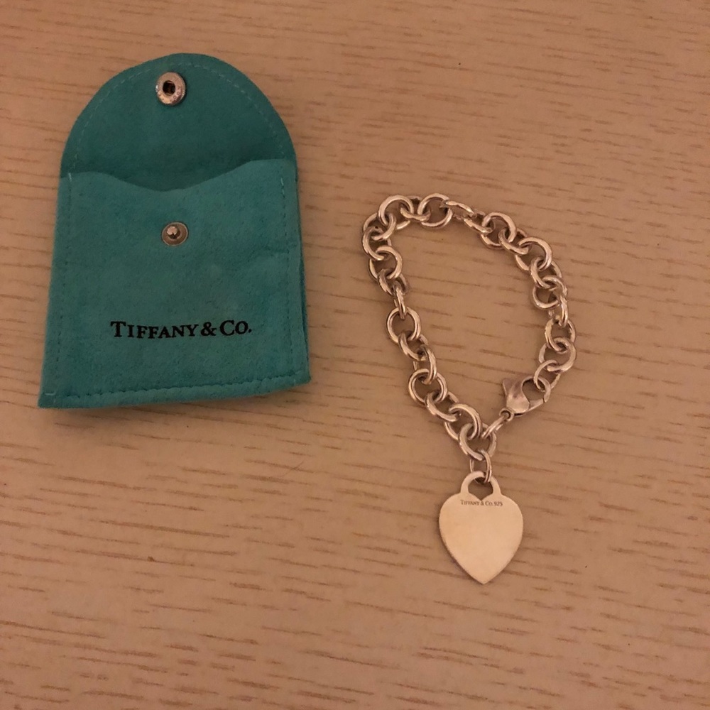 Tiffany and Company heart link bracelet